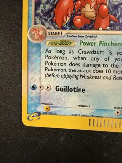 Crawdaunt 3/97 EX Dragon 2003 Rare Holo e-Series Pokemon Card TCG - Image 4