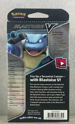 Pokemon Trading Card Game - V Battle Deck - Blastoise - Factory Sealed Box 820650808395 - Image 3