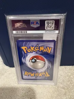 1999 Pokemon Game Unlimited Base Set Alakazam Holo 1/102 PSA 7 - Image 2