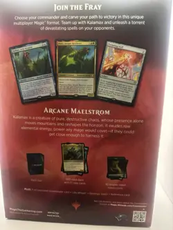 Magic the Gathering Arcane Maelstrom Commander Deck 2020 Sealed - Image 2