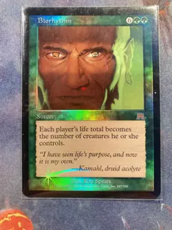 Biorhythm FOIL EX OLD BORDER - Onslaught - Magic the Gathering MTG - Image 3