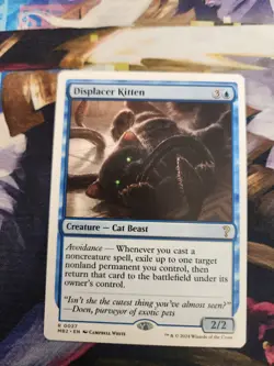 MTG Mystery Booster 2 - Displacer Kitten - White Border NM - Image 1