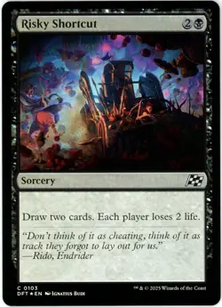 Risky Shortcut (Foil) - 0103 - Aetherdrift - MTG - NM/M - Image 1