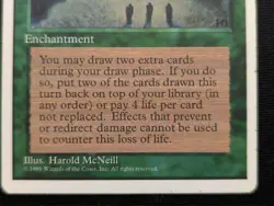 Sylvan Library - 4th Edition - LP - MTG - Magic the Gathering - Green - Enchant - Image 2