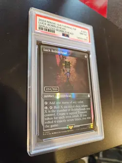 MTG Fallout Luck Bobblehead - PSA Graded 8 - PIP #1063 234/500 - Image 3