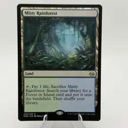 Magic MTG: Misty Rainforest - Modern Masters 2017 (MM3) #240 Near Mint Rare - Image 1