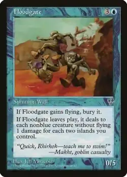 Floodgate Mirage Light Play MTG Magic DNA GAMES - Image 1