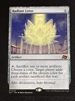 MTG Aetherdrift Radiant Lotus 0240 NM Mythic - Image 1
