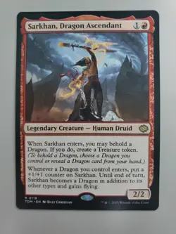 MTG Sarkhan, Dragon Ascendant Tarkir: Dragonstorm Regular Rare - Image 1