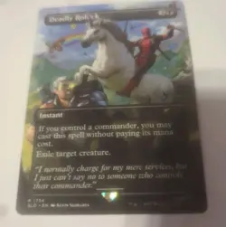 MTG Deadly Rolick 1754 Secret Lair Marvel Deadpool Non-Foil Rare - Image 1