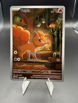 Pokemon TCG Vulpix Illustration Rare Card #138/132 Mega Evolutions - Image 1