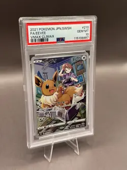 PSA 10 - Eevee 210/189 CHR Vmax Climax - Japanese Pokemon - Image 2