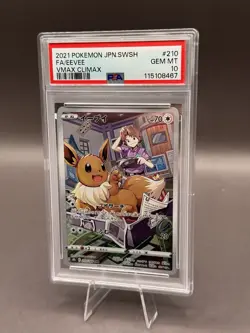 PSA 10 - Eevee 210/189 CHR Vmax Climax - Japanese Pokemon - Image 3