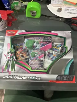 Pokemon TCG: Scarlet & Violet- Iron Valiant EX Collection Box NEW FACTORY SEALED - Image 1