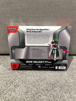 Pokemon TCG - Scarlet & Violet- Iron Valiant EX Collection Box - NEW SEALED - Image 2