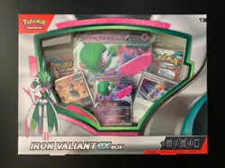 Pokemon TCG Scarlet & Violet Iron Valiant ex Collection Factory Sealed Box - Image 1