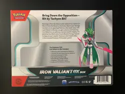 Pokemon TCG Scarlet & Violet Iron Valiant ex Collection Factory Sealed Box - Image 2