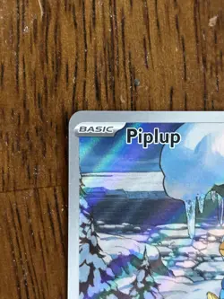 Pokemon Piplup 98/94 - Phantasmal Flames Illustration Rare - NM - Image 3