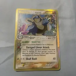 Blastoise Pokemon Delta Species Crystal Guardians Stamp Reverse Holo 2/100 - Image 1