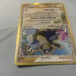 Blastoise Pokemon Delta Species Crystal Guardians Stamp Reverse Holo 2/100 - Image 4