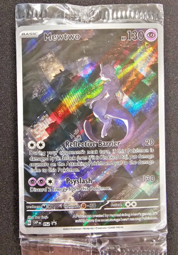 Pokemon SEALED Mewtwo 052 Black Star Promo Scarlet & Violet 151 - Image 1