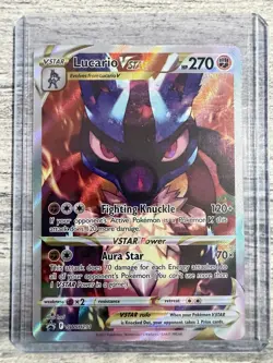 Pokemon TCG Lucario VSTAR SWSH291 Black Star Promo Crown Zenith NM/M - Image 1