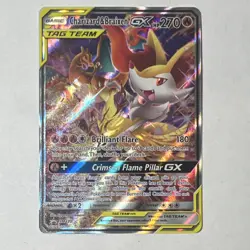 Pokemon Charizard & Braixen GX TAG TEAM Promo Holo SM230 SM Card - Image 1