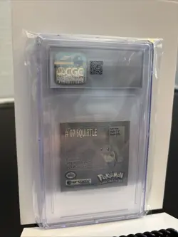 CGC GEM MINT 10 Squirtle #07 Pokemon Artbox Stickers Series 1 1999 - Image 2
