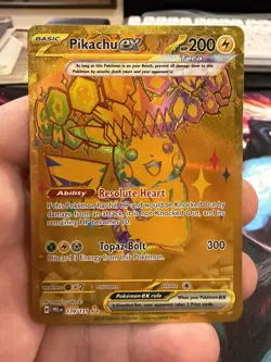 Pokemon Pikachu TCG SV Prismatic Evolutions #179/131 Hyper Rare - Image 1