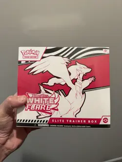 Pokemon TCG: White Flare ETB Factory Sealed Elite Trainer Box ships fast - Image 1
