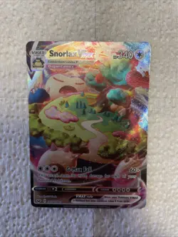 Pokemon TCG Snorlax VMAX Sword & Shield Base Set 142/202 - Image 1