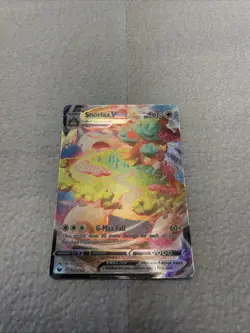 Pokemon TCG Snorlax VMAX Sword & Shield Base Set 142/202 - Image 2