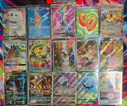 Pokemon Mixed Rare Lot Illustration Rare EX FULL ART V STAR+Destined rivals Pack - Image 1