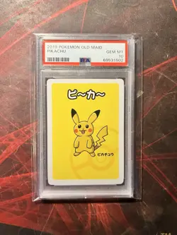 2019 Pokemon Japanese Old Maid Pikachu | PSA 10 - Image 1