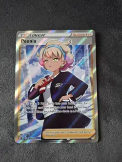 Pokemon TCG Peonia Sword & Shield - Chilling Reign 196/198 Holo Full Art... - Image 1
