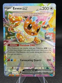 Eevee ex 075/131 - Prismatic Evolutions Play! Prize Pack Series 7 Pokemon TCG - Image 1
