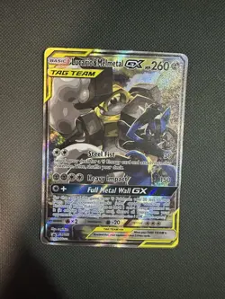 Lucario & Melmetal GX SM192 Promo SM Black Star Promos Pokemon Near Mint - Image 1