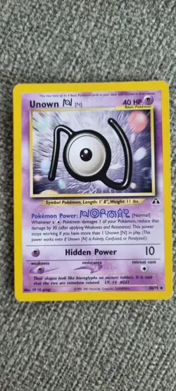 Unown [N] - Pokemon TCG - MP - Uncommon - Neo Discovery 50/75 - Image 1