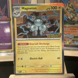 Pokemon TCG - Magneton Surging Sparks Stamped Pre Release Promo SVP153 - Image 1