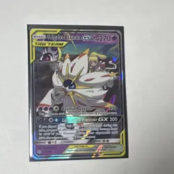 Pokemon Solgaleo & Lunala GX TAG TEAM Ultra Rare Holo 75/236 Sm-Cosmic Eclipse . - Image 1
