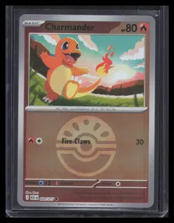 Charmander 020/217 Common Quick Ball Reverse Holo - Pokemon TCG Ascended Heroes - Image 1
