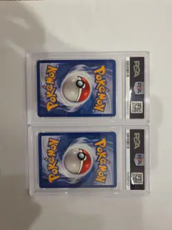 Pokemon TCG 2003 Latias #014 PSA 7 & Latios #015 PSA 8 Black Star Promo Sequent - Image 2