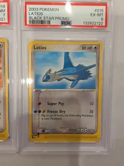 Pokemon TCG 2003 Latias #014 PSA 7 & Latios #015 PSA 8 Black Star Promo Sequent - Image 4