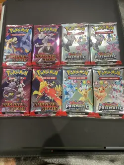 Pokemon Scarlet & Violet Booster Pack Destined Rivals & Prismatic Evolutions - Image 1