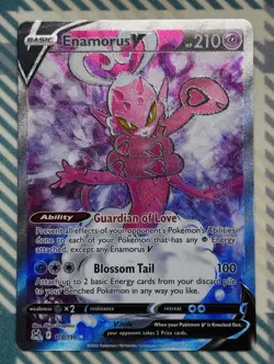 Enamorus V (Full Art) 178/196 Ultra Rare SWSH11: Lost Origin Pokemon TCG NM - Image 2