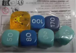 Set Of Pikachu Dice 2024 League Promo Play Pokemon Day Dice Set Sealed Rare - Image 1