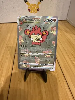 Simisear VSTAR GG37/GG70 Crown Zenith Galarian Gallery Holo Pokemon TCG - Image 1