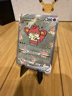 Simisear VSTAR GG37/GG70 Crown Zenith Galarian Gallery Holo Pokemon TCG - Image 2