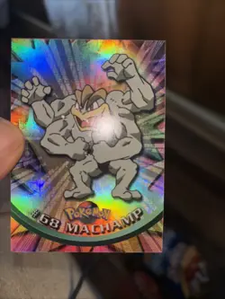 topps Pokemon TV Animation Edition Series 1 Rainbow Holo Foil #68 Machamp #tr - Image 1
