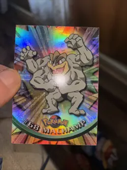 topps Pokemon TV Animation Edition Series 1 Rainbow Holo Foil #68 Machamp #tr - Image 2